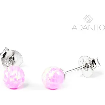 Náušnice Stříbrné opálové náušnice