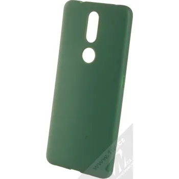 Pouzdro na mobilní telefon 1Mcz Matt TPU ochranný silikonový kryt pro Nokia 2.4 tmavě zelená (forest green)