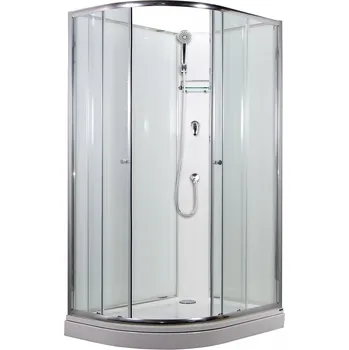 ARTTEC SIRIUS 120 x 90 cm - Sprchový box model 1 chinchilla sklo pravá vanička 5 let záruka + stěrka na sklo zdarma