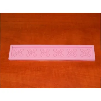 Jedlá dekorace na dort Silikonový pásek - obláčky