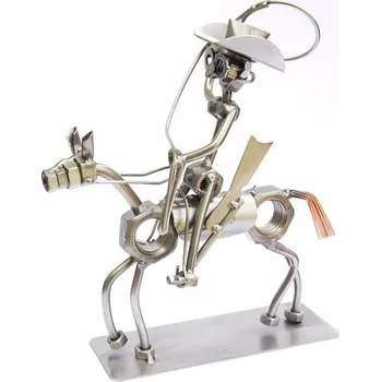 Kovová figurka - Kovboj 23 cm