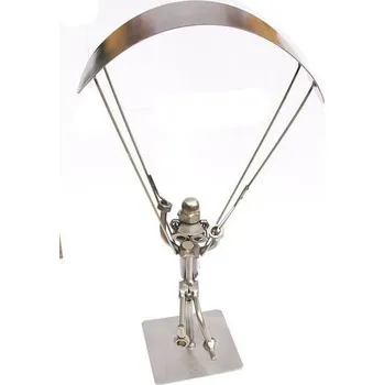 Kovová figurka - Parašutista 34 cm