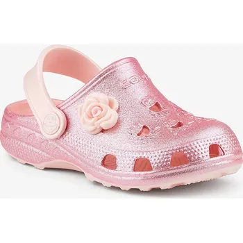 Dívčí sandály Dívčí sandály COQUI LITTLE FROG Candy pink glitter + amulet 20/21