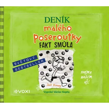 Deník malého poseroutky 8: Fakt smůla - Jeff Kinney (čte Václav Kopta) [CDmp3]