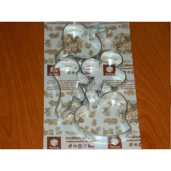 Forma na pečení Felcman Sada vykrajovátek - lístečky 4ks