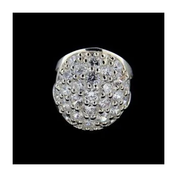 Prsten Stříbrný prsten s kamenem