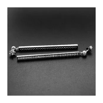 Náušnice Stříbrné náušnice na puzetu