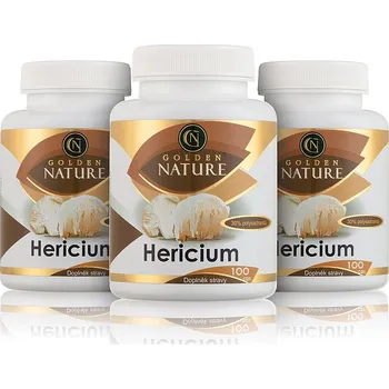 Přírodní produkt Golden Nature Hericium 30% polysacharidů 300 cps