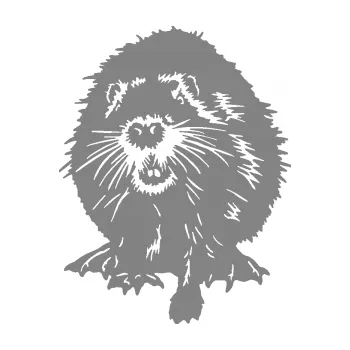 Samolepící dekorace SAMOLEPKA Bobr 001 levá (17 - šedá) NA AUTO, NÁLEPKA, FÓLIE, POLEP, TUNING, VLASTNÍ TEXT, TISK, AUTOSAMOLEPKY.cz, POLEPY, OBRÁZEK, LOGO, SAMOLEPKY