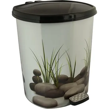 Odpadkový koš Odpadkový koš, pedál, 20l, Kameny
