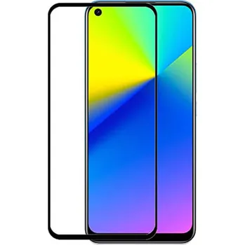 3x Picasee 3D tvrzené sklo s rámečkem pro Realme 7i - černé - 2+1 zdarma