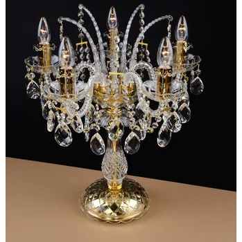 Lampička Stolní lampa LLCH05–CRYSTAL-TLG, Varianta Zlatá