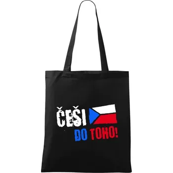 Látková taška Češi, do toho! - vlajka
