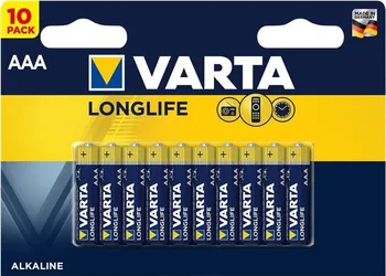 Článková baterie Varta Longlife AAA 10ks