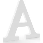 PartyDeco Dřevěné písmeno A bílé