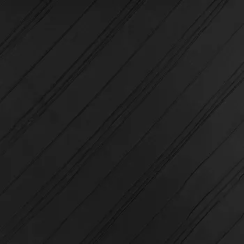 Taft 09683 černý, šikmý pruh, š.140