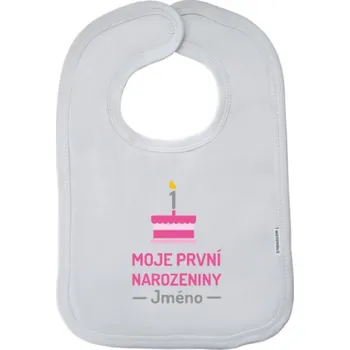 Dětský bryndák New Baby Moje první narozeniny se jménem