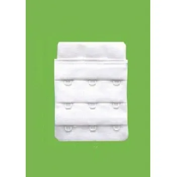 Prodlužovač OBVODU PODPRSENKY Julimex BA03 - 3 HÁČKY UNI bílá