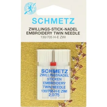 dvojjehla vyšívací 130/705H-75/2mm