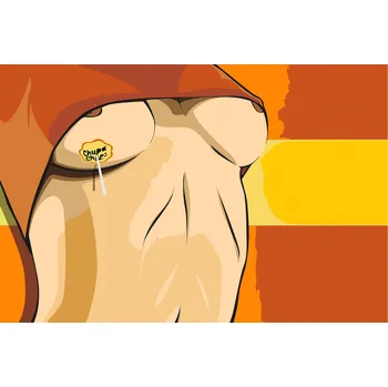 Malování podle čísel - Chupa chups Velikost: 40x60cm, Rámování: Pouze srolované plátno