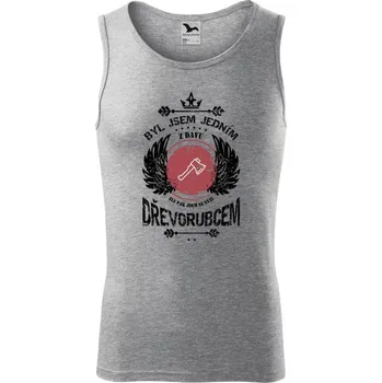 Pánské tílko Pánské tílko Malfini Core Byl jsem jedním z davu, ale pak jsem se stal dřevorubcem