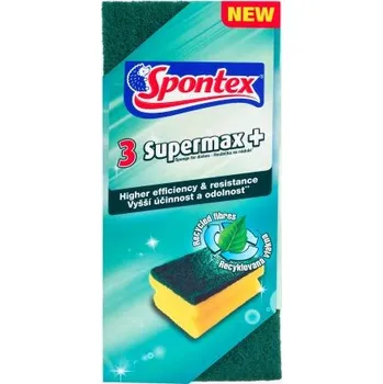 Houbička Spontex Supermax+ houba tvar (3ks/kra)