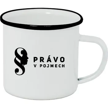 Plecháček - smaltový lem s potiskem Plecháček s paragrafem