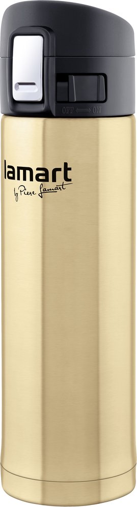 Lamart - termoska 420 ml, zlatá