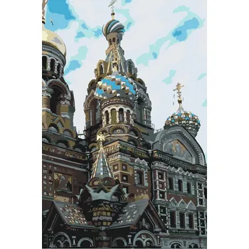 Malování podle čísel - St. Petersburg Velikost: 40x60cm, Rámování: Pouze srolované plátno