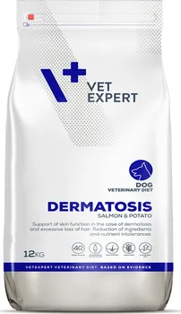 Krmivo pro psa VetExpert Veterinary Diet Dog Adult Dermatosis Salmon/Potato 12 kg