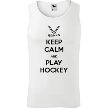 Pánské tílko Pánské tílko Malfini Core Keep calm and play hockey