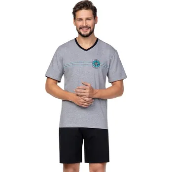 Dámské pyžamo Regina 582 pánské pyžamo krátké tm.šedé