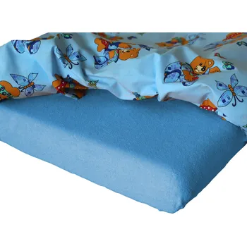 Prostěradlo Nepropustné prostěradlo do školky - Modrá Rozměr:: 60 x 120 cm