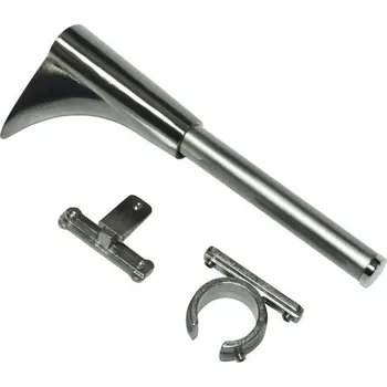 Kouřovod Memphis univerzální nosník Ø 16 mm vzhled nerezové oceli