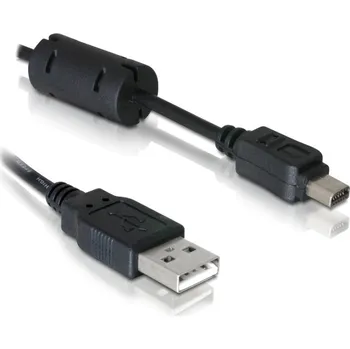 Delock USB 2.0 mini Olympus 1 m černý