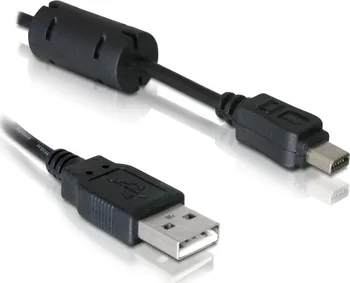 Datový kabel Delock USB 2.0 mini Olympus 1 m černý