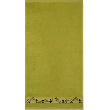 Bytový textil DARRÉ Bavlněná osuška Příšerky - zelená Velikost: ručníček 30 x 50