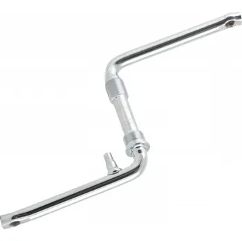 Klika na kolo kliky BMX 152mm stříbrné