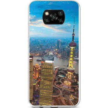 Pouzdro na mobilní telefon Kryt Xiaomi Poco X3 silikon City (obal neboli pouzdro na Xiaomi Poco X3)