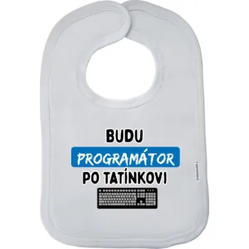 Bryndák Dětský bryndák New Baby Budu programátor po tatínkovi