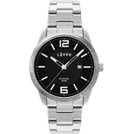 LAVVU 20 ATM Pánské hodinky se safírovým sklem LAVVU DYKKER Black LWM0192 ( )