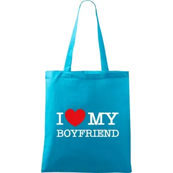 Látková taška I love my boyfriend