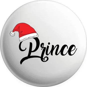 Placka Vánoční čepice - Prince