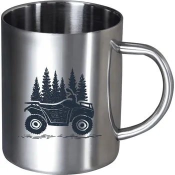 Nerezový hrnek Čtyřkolka