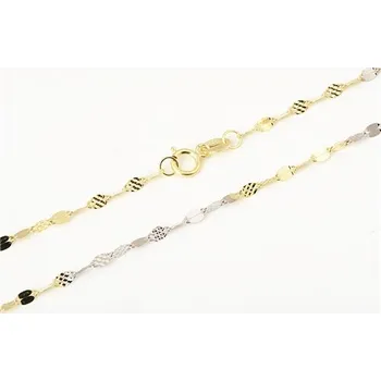 Řetízek Řetízek ze žlutého zlata ankr valentina 45 cm ZLR1166F + DÁREK ZDARMA