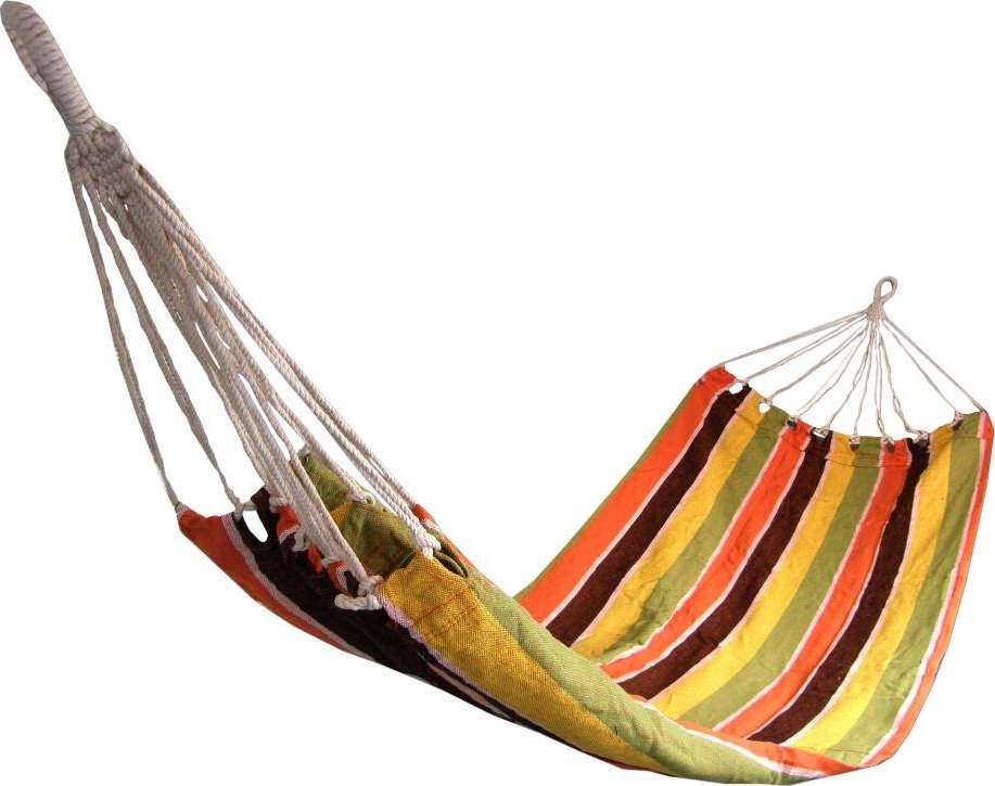 Houpací síť SEDCO bez výztuhy 200*80 cm varianta: zelená/červená