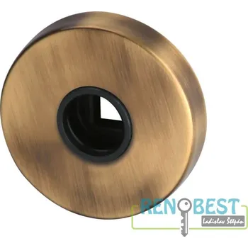 Dveřní kování Rozeta KL ke kování AC-T bronz (PK) pár