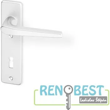 Dveřní kování AC-T Dveřní kování MONTE KR HR hliník PK různé barvy Provedení: pro vložku - PZ, Barva: ocel, Varianta: Povrchová úprava: Hliník F9; Rozteč: 72 mm