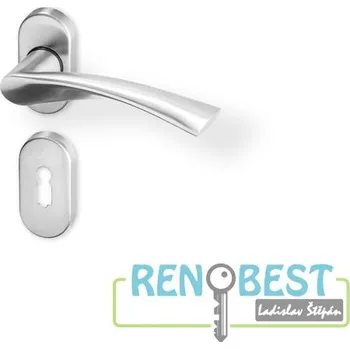 Dveřní kování AC-T Dveřní kování EURA R OV nerez PK Provedení: pro vložku - PZ, Povrchová úprava: nerez