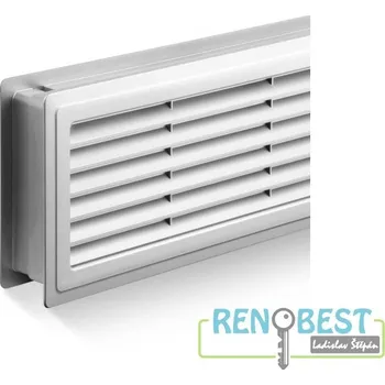 Větrací mřížka AC-T Mřížka větrací ACT plastová stříbrná pár Barva: stříbrná